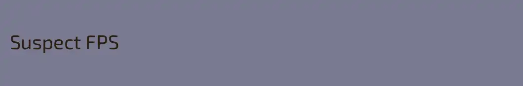 Suspect FPS